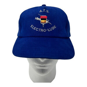 A.T.S. Electro Lube Embroidred Hat Made In Canada Royal Blue Creative Embroidery